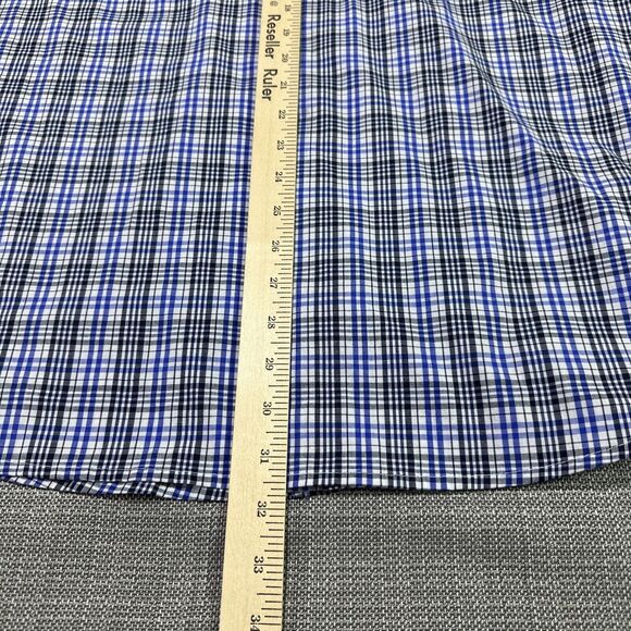 Wrangler Shirt Mens XXL Blue Plaid Pearl‎ Snap Western Cowboy Ranch Rodeo - Picture 8 of 8